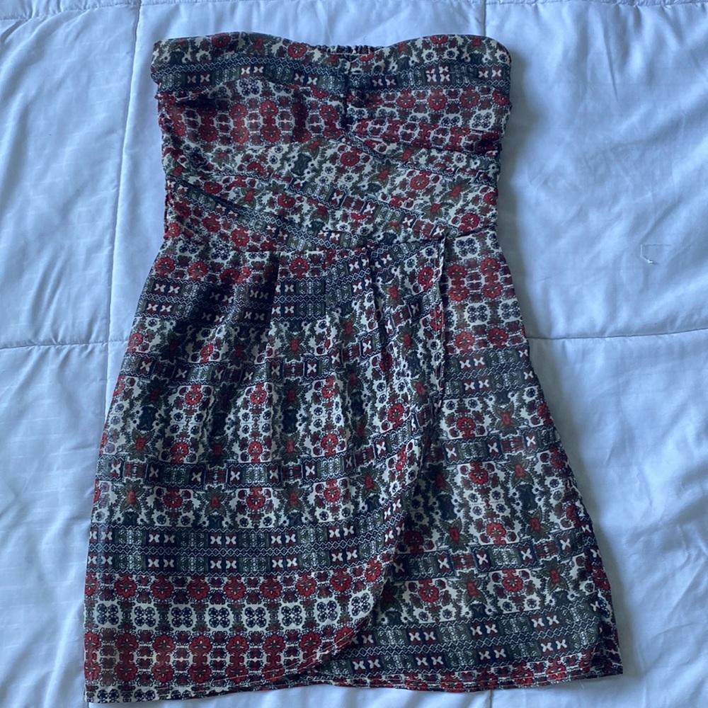 red and black pattern dress ♥️🖤